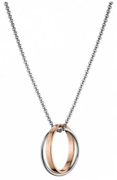 Calvin Klein Coil Stainless Steel Rose Gold Pvd Necklace Jewellery