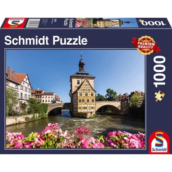 Schmidt Old Town Hall, Bamberg Jigsaw Puzzle - 1000 Pieces