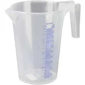 Measuring Jug-PP-1 L, Transparent-Scale Ml/%