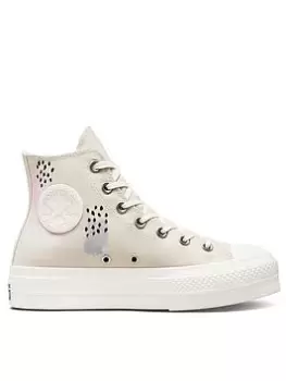 Converse Chuck Taylor All Star Lift, White, Size 6, Women