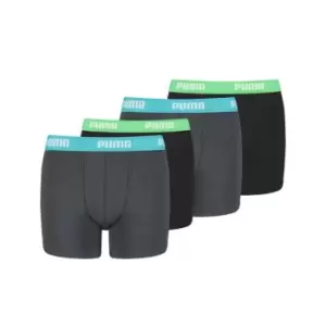 Puma Basic Boxers 4 Pack Junior Boys - Multi