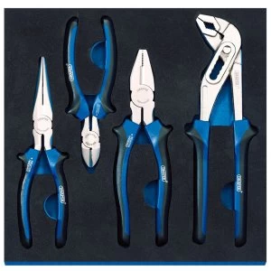 Draper Pliers Set In 1/2 Drawer EVA Insert Tray (4 Piece)