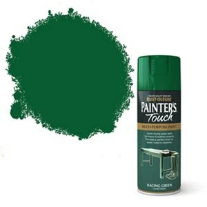 Rust-Oleum Painter's touch Racing green Gloss Multi-surface Decorative spray Paint 400ml