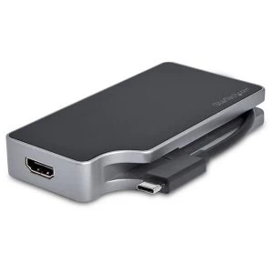 StarTech USB-C Multiport Video Adapter - 4-in-1 - 95W Power Delivery - Space Gray