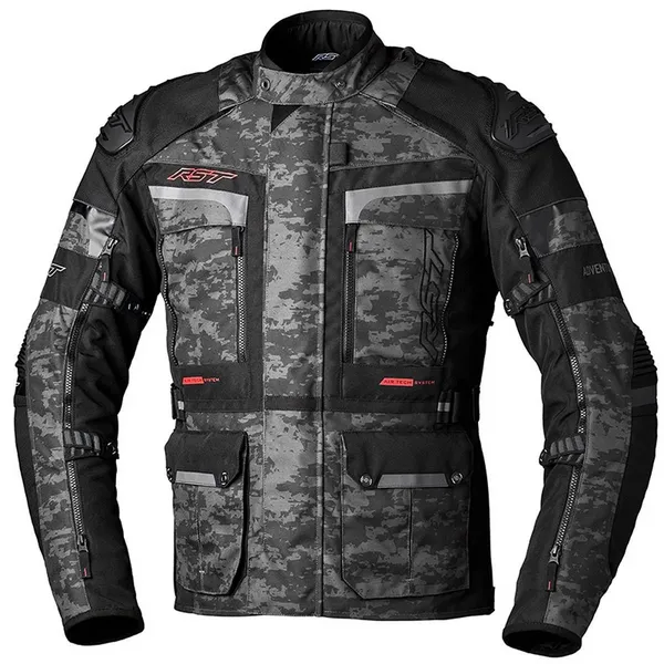 RST Adventure-X Jacket Grey Camo Size 58