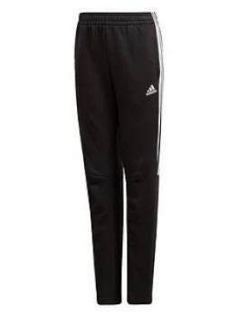 adidas Boys 3 Stripe Tiro Pants - Black, Size 11-12 Years