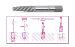 Beta Tools 1430 Broken Screw Stud Tapered Extractor M33-M50 014300050