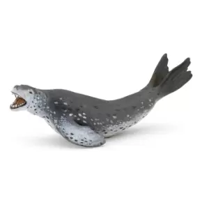 Papo Marine Life Leopard Seal Toy Figure, 3 Years or Above, Grey...