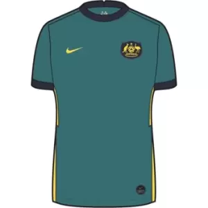 Nike Australia Away Shirt 2020 2021 Juniors - Green