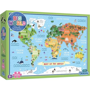 It's a Big World Jigsaw Puzzle - 24 Pieces