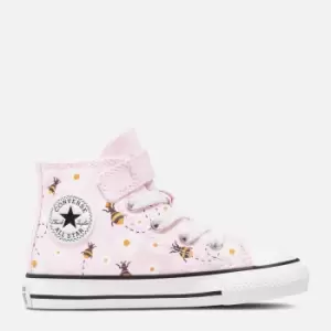 Converse Toddlers Chuck Taylor All Star 1V Trainers - Pink Foam/White/Black - UK 7 Toddler