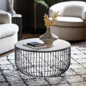 Gallery Interiors Deonte Coffee Table Black