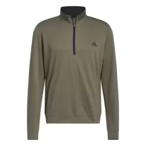 adidas Quarter-Zip Sweatshirt - olive strata - L