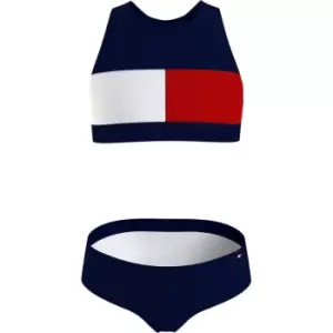 Tommy Hilfiger CROP TOP SET - Blue