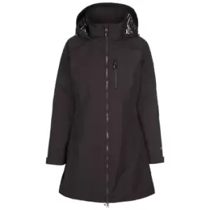 Trespass Womens/Ladies Occupy Waterproof Jacket (M) (Black)