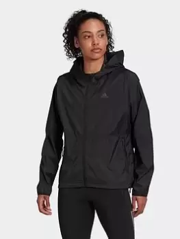 adidas Run Fast Zip Solid Jacket, Green Size XS Women