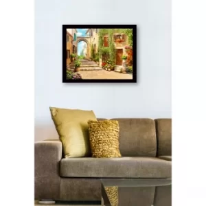 SC1089 Multicolor Decorative Framed MDF Painting