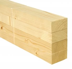 Wickes Whitewood PSE 34 x 69 x 2400mm Pack 4