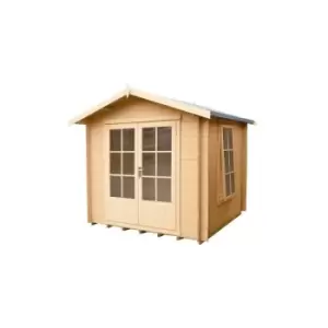 Barnsdale Log Cabin Home Office Garden Room Approx 7 x 7 Feet