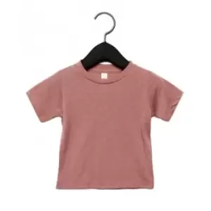 Bella + Canvas Baby Tri-Blend T-Shirt (6-12 Months) (Mauve Triblend)