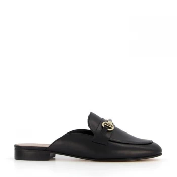 Dune Black Leather 'Glowin' Loafers - 3