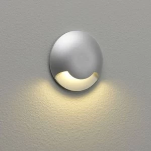 LED 1 Light Outdoor Wall Light Painted Silver IP67