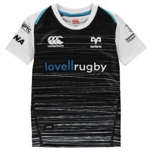 Canterbury Ospreys Home Shirt 2018 2019 Junior - Black