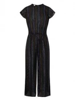 Monsoon Girls Storm Rayne Sparkle Jumpsuit - Black, Size 15 Years, Women