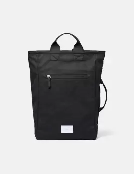 Sandqvist Tony Vegan Tote Backpack - Black