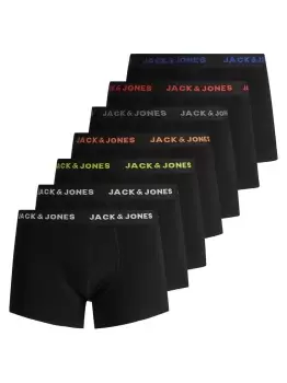 JACK & JONES Basic 7-pack Trunks Men Black