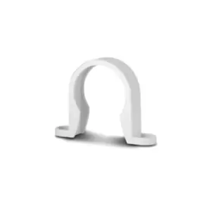 Polypipe Waste Solvent Weld Abs Pipe Clip White 40mm Ws34W