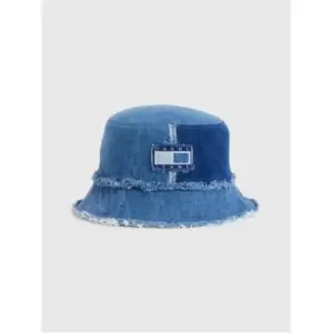 Tommy Jeans Heritage Bucket Hat Denim - Blue