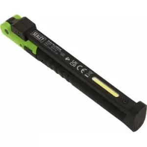 Loops - Slim Folding Pocket Light - 2 cob & 1 smd LED - Rechargeable - Magnetic - Green