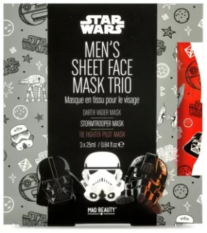 Disney Star Wars Mens Facemask Set-Pack of 3