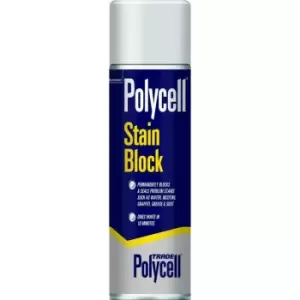 Polycell Trade Stain Block Paint - Aerosol 500ml