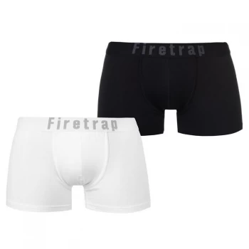 Firetrap 2 Pack Trunks Mens - Black / White