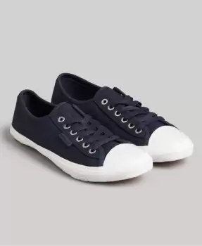 Superdry Womens Low Pro Classic Sneakers Navy - Size: 6