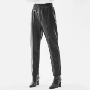 Barbour International Agusta Faux Leather Tapered Trousers - UK 8