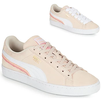 Puma SUEDE TRIPLEX womens Shoes Trainers in Pink,4.5,5.5