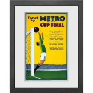 Transport For London Metro To The Cup Final Print