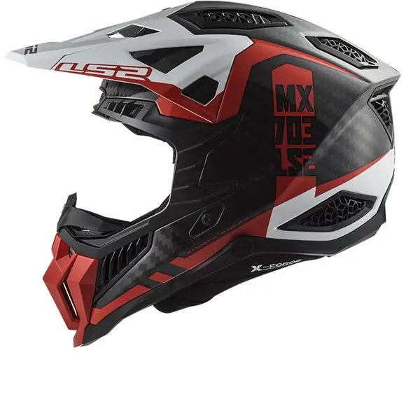 LS2 MX703 C X-Force Victory Red White Size S