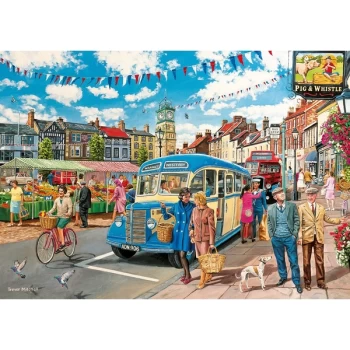 The Country Bus Jigsaw Puzzle - 4x500 Pieces