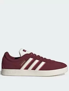 adidas Sportswear Mens VL Court 2.0 Trainers - Red, Burgundy, Size 6, Men