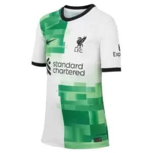 Nike Liverpool FC Away Jersey 2023 2024 Juniors - White