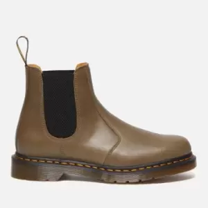 Dr. Martens Mens 2976 Leather Chelsea Boots - Olive - UK 9