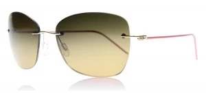 Maui Jim Apapane Sunglasses Gold / Pink MP-SG Polariserade 55mm