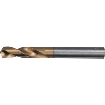 659 5.80MM HSS-Co Heavy Duty GV120 Straight Shank Stub Drill - TiN Coated