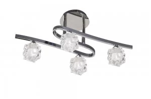 Ceiling 4 Light G9 ECO, Polished Chrome