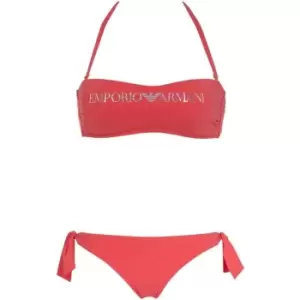 Emporio Armani Ladies Knit Bikini - Pink