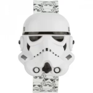 Childrens Character Star Wars Stormtrooper Digital Flip Top Slap Watch